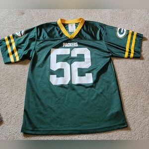 Green bay packers youth large 14/16 jersey Clay Matthews #52 NFL team apparel.